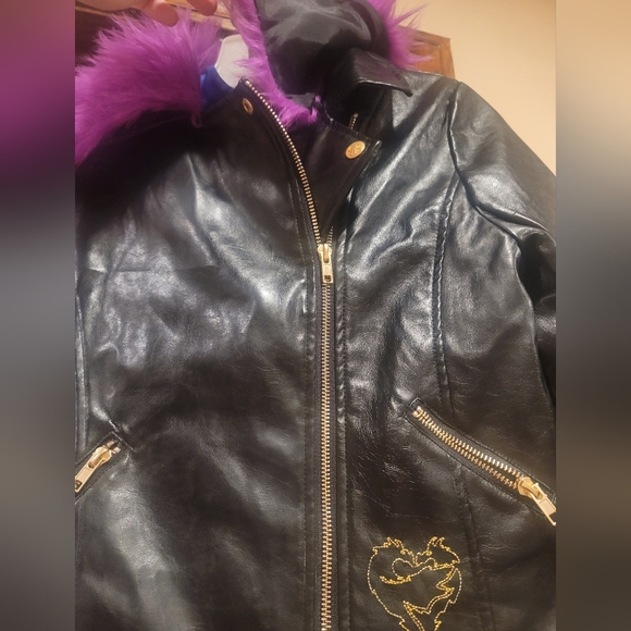 4pc MAL Descendants COSTUME DESIGNED MOTO JACKET +  Cosplay 8-10 M L - Picture 7 of 11